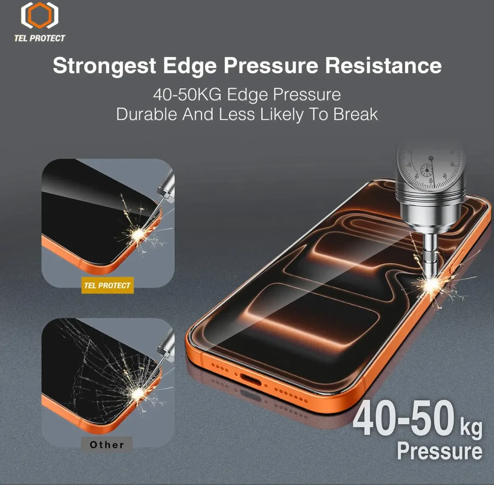 Apsauginis stiklasTel Protect 10X HD DLC Diamond Coating skirtas Samsung Galaxy S26 (with fingerprint unlock)