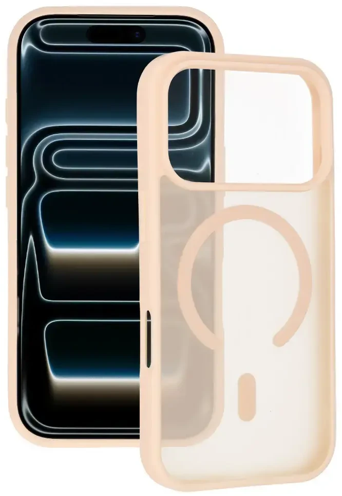 Tel Protect Aura Matte Magsafe dėklas skirtas Apple iPhone 17 Air gardenia
