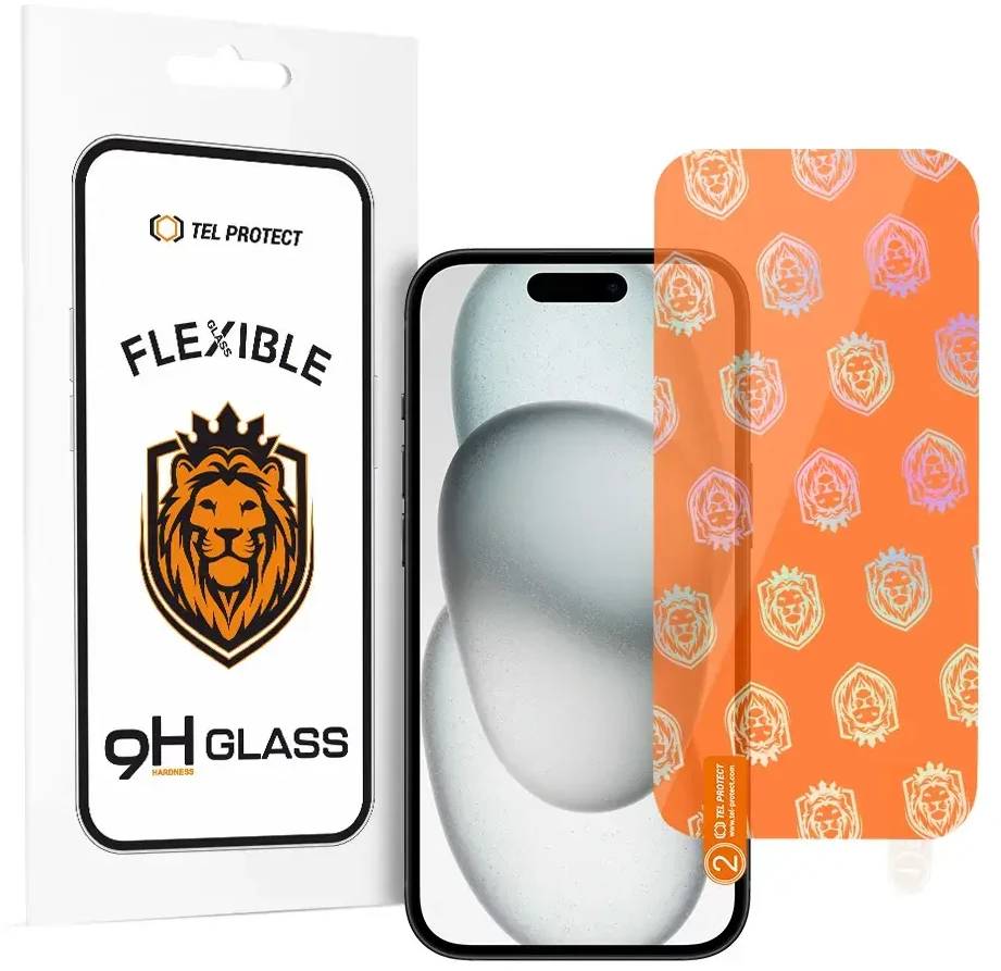 Tel Protect Best Flexible Hybrid Apsauginis stiklas skirtas Apple iPhone 15/15 Pro