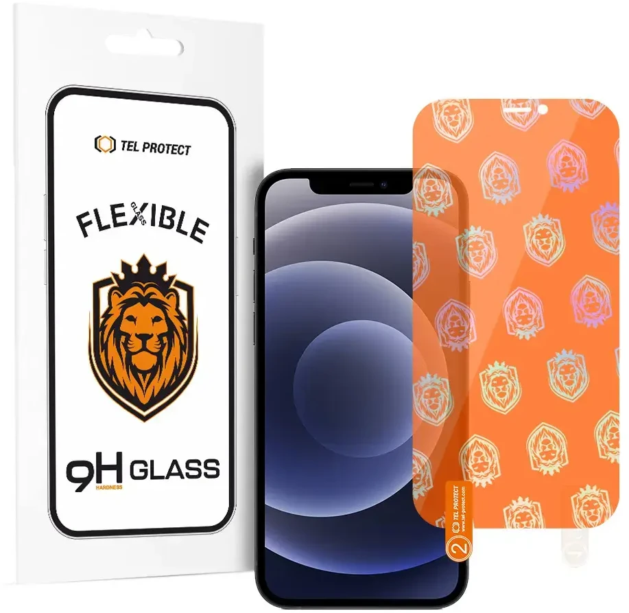Tel Protect Best Flexible Hybrid Apsauginis stiklas skirtas Apple iPhone 12/12 Pro