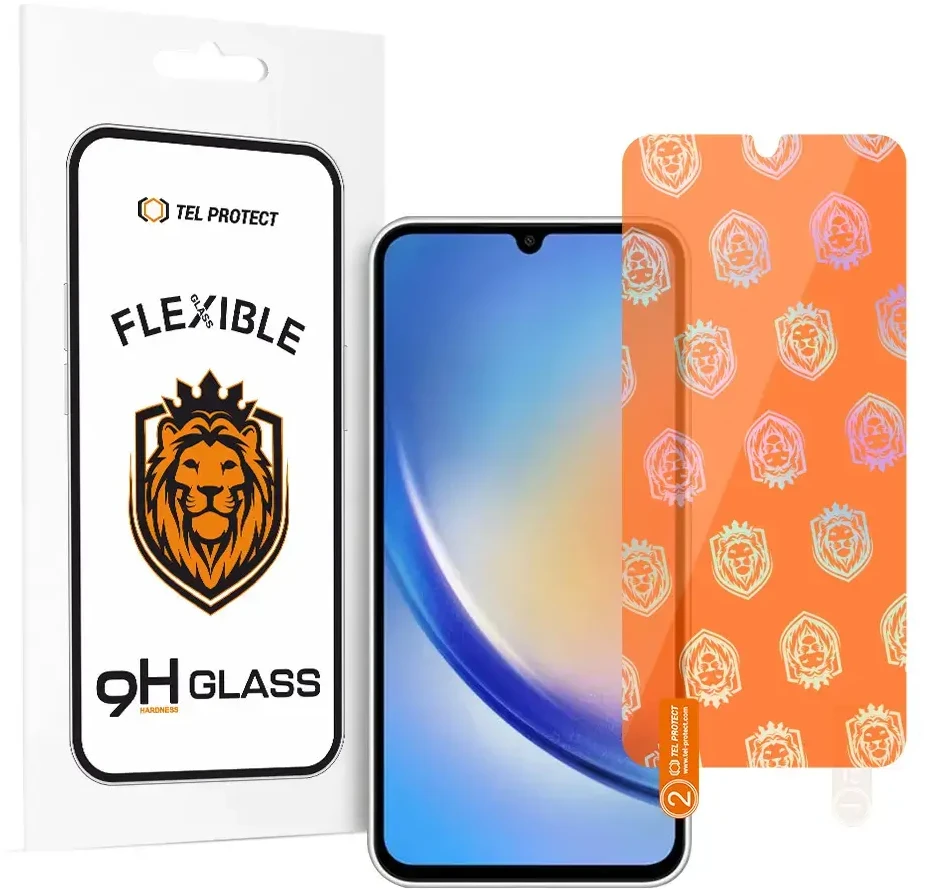 Tel Protect Best Flexible Hybrid Apsauginis stiklas skirtas Samsung Galaxy A24 4G/A25 5G/M34 5G/M35 5G