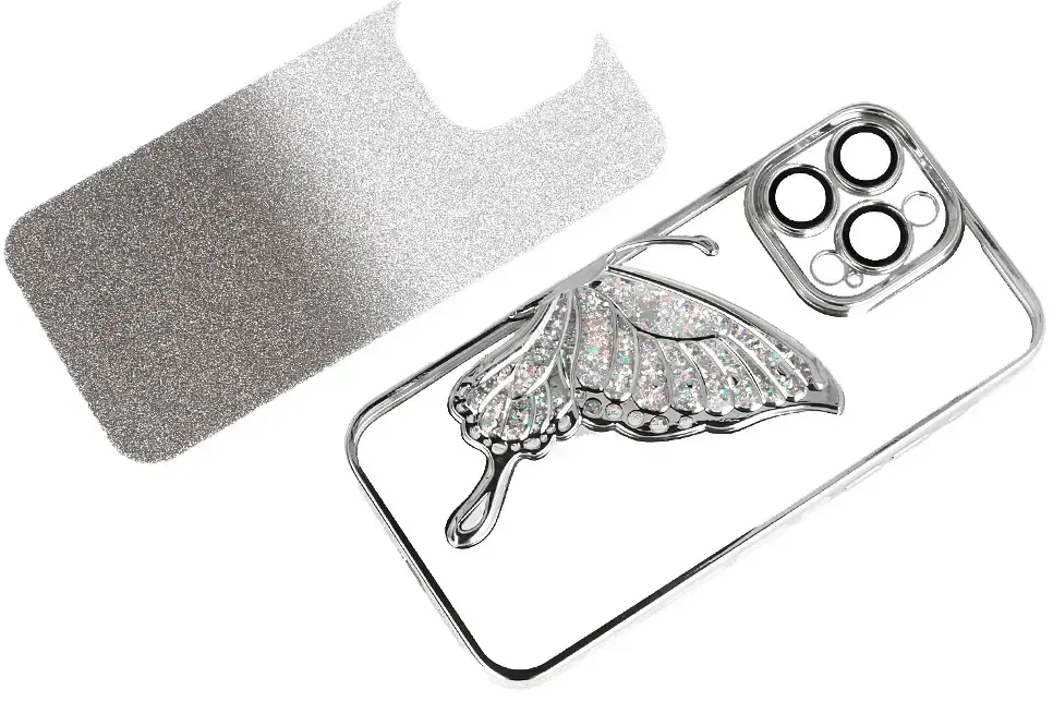 Tel Protect Butterfly Vanduo dėklas skirtas iPhone 16 Plus rožinės spalvos