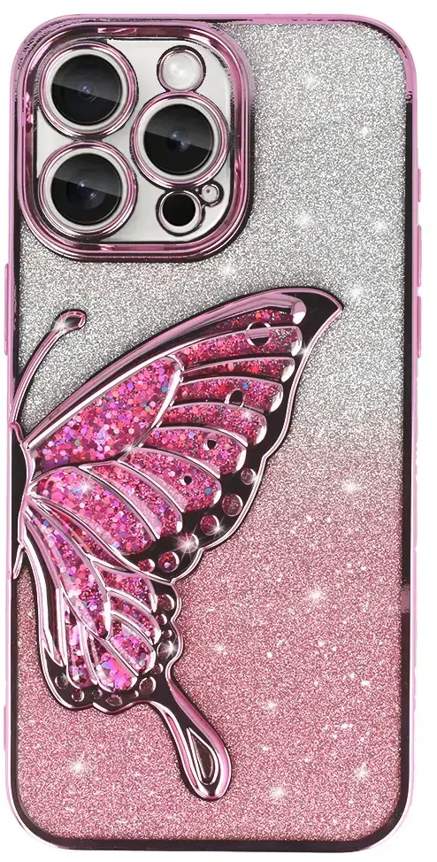 Tel Protect Butterfly Vanduo dėklas skirtas Apple iPhone 13 Pro rožinės spalvos