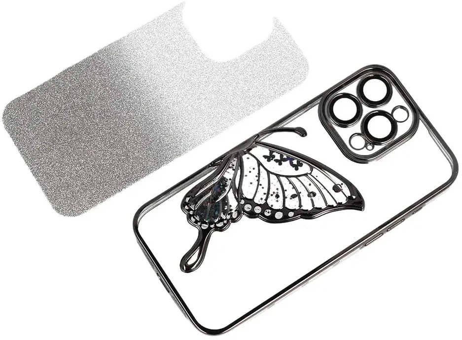 Tel Protect Butterfly Vanduo dėklas skirtas Apple iPhone 14 Pro juodos spalvos