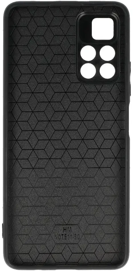 Tel Protect CARBON dėklas skirtas Xiaomi Redmi Note 11 5G/Note 11S 5G/Poco M4 Pro 5G juodos spalvos with red stripe