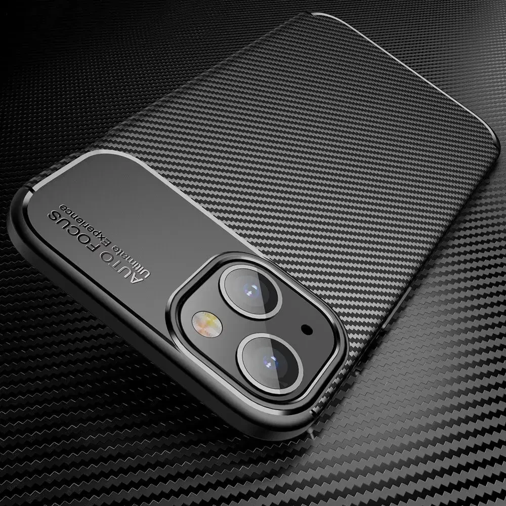 Dėklas Tel Protect Carbon Elite skirtas Samsung Galaxy S25 FE juodos spalvos