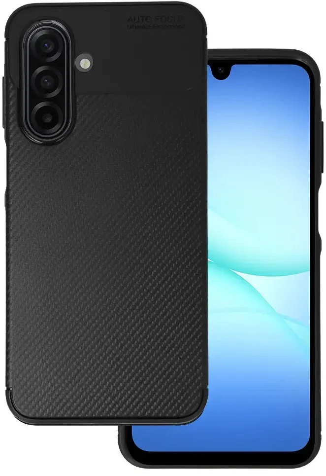 Dėklas Tel Protect Carbon Elite skirtas Samsung Galaxy A17 5G juodos spalvos