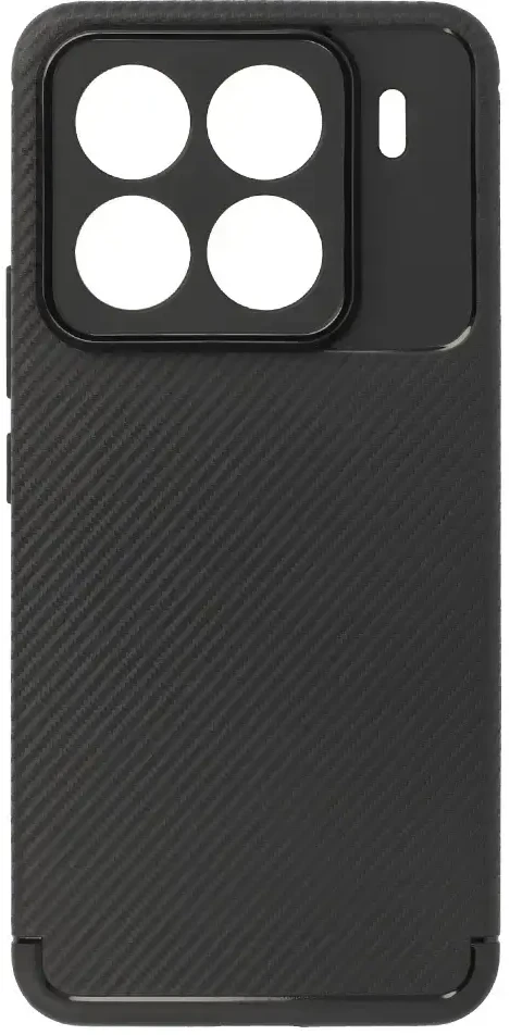 Dėklas Tel Protect Carbon Elite skirtas Xiaomi 15 Pro 5G juodos spalvos