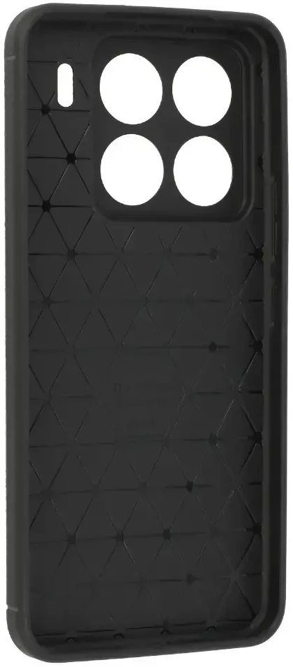 Dėklas Tel Protect Carbon Elite skirtas Xiaomi 15 Pro 5G juodos spalvos
