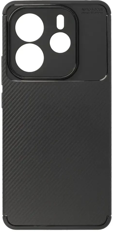 Tel Protect Carbon Elite for Xiaomi Redmi Note 14 5G dėklas telefonui juodos spalvos