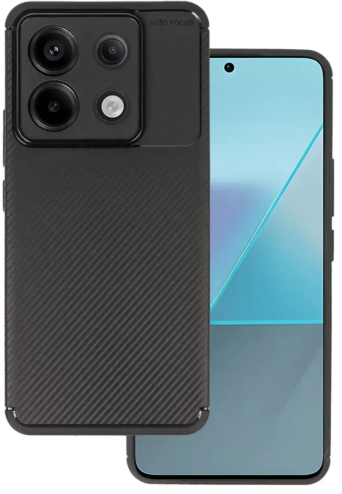 Vennus Tel Protect Carbon Elite dėklas skirtas Xiaomi Redmi Note 13 Pro 5G juodos spalvos