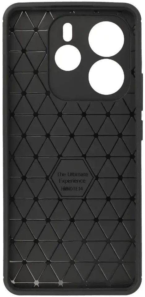 Tel Protect Carbon Elite for Xiaomi Redmi Note 14 5G dėklas telefonui juodos spalvos