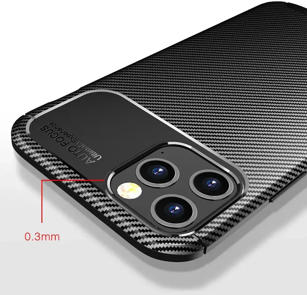 Tel Protect Carbon Elite dėklas skirtas Xiaomi Redmi 15C 4G/5G juodos spalvos