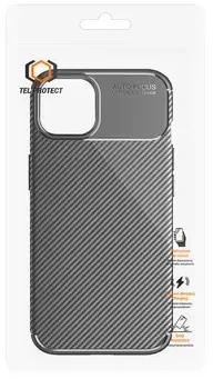 Tel Protect Carbon Elite for Xiaomi Redmi Note 10/Note 10S/Poco M5S dėklas telefonui juodos spalvos