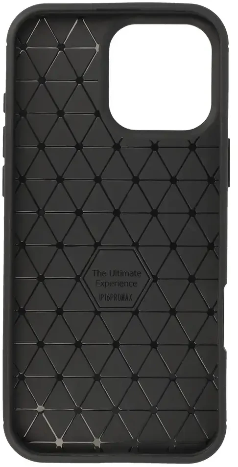 Vennus Tel Protect Carbon Elite dėklas skirtas iPhone 16 Pro Max juodos spalvos