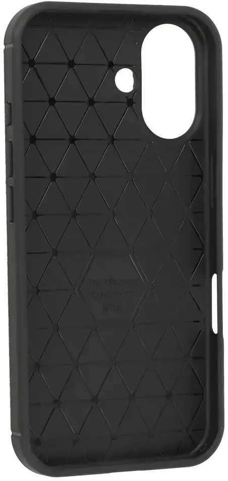 Vennus Tel Protect Carbon Elite dėklas skirtas iPhone 16 juodos spalvos