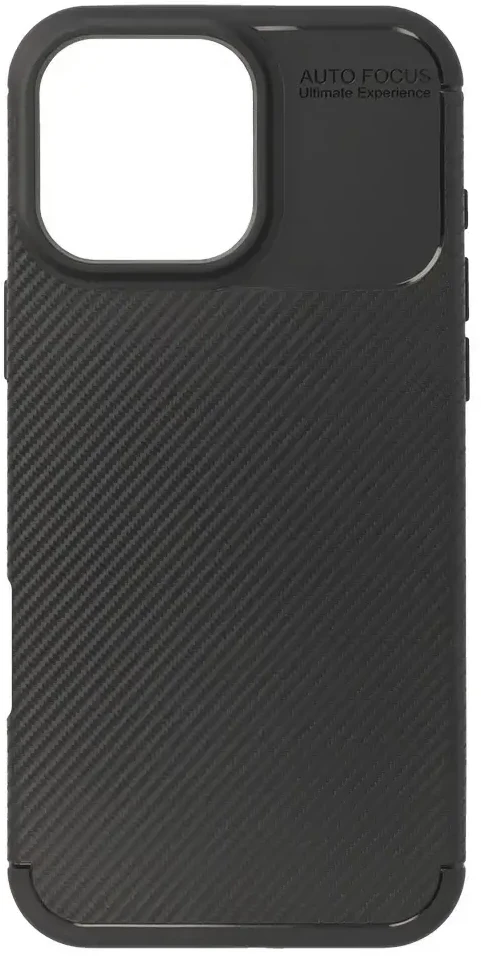 Vennus Tel Protect Carbon Elite dėklas skirtas iPhone 16 Pro Max juodos spalvos