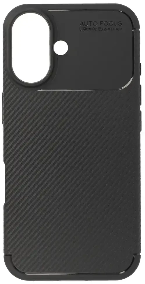 Vennus Tel Protect Carbon Elite dėklas skirtas iPhone 16 juodos spalvos