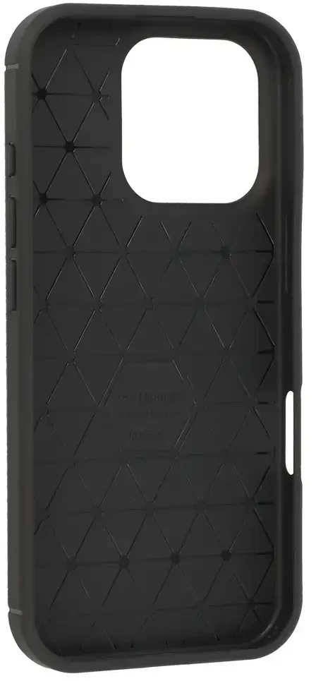 Vennus Tel Protect Carbon Elite dėklas skirtas iPhone 16 Pro juodos spalvos