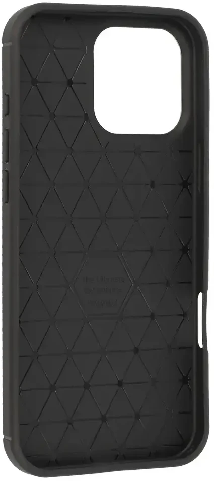 Vennus Tel Protect Carbon Elite dėklas skirtas iPhone 16 Pro Max juodos spalvos