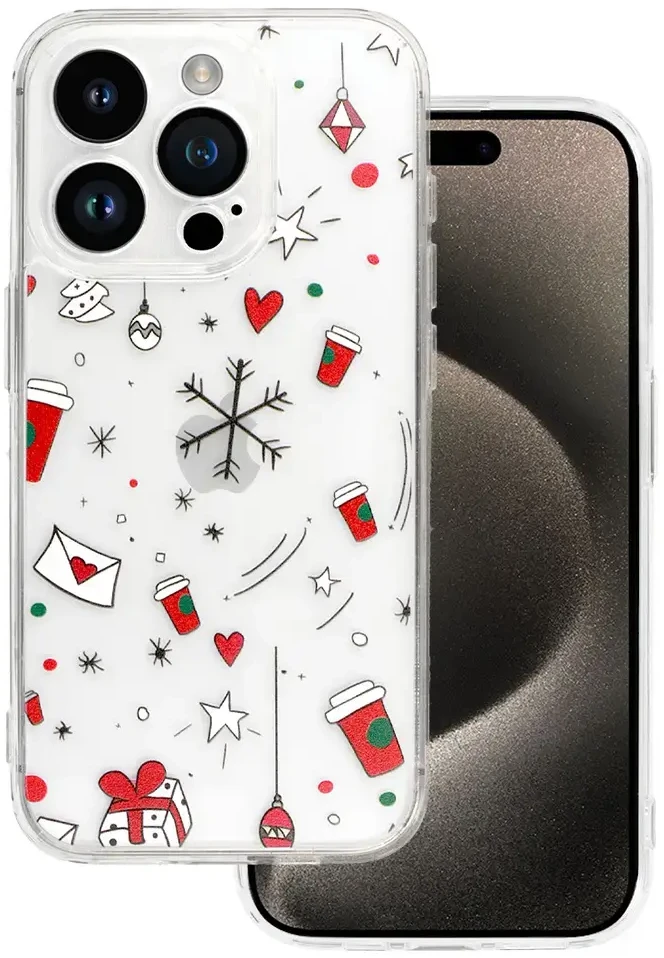 Tel Protect Christmas Clear dėklas skirtas Apple iPhone 11 Design 3