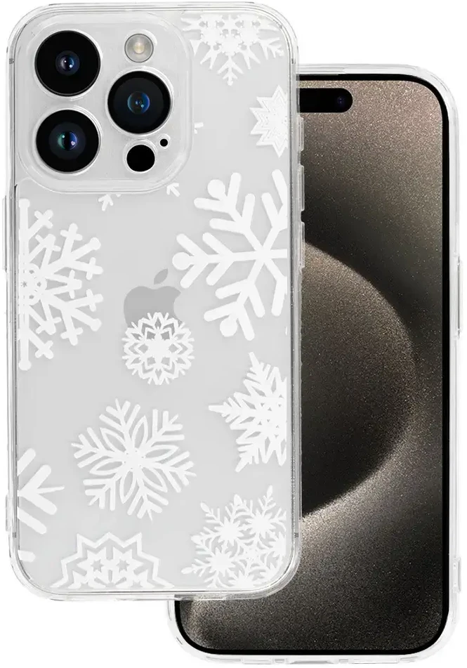 Tel Protect Christmas Clear dėklas skirtas Apple iPhone 14 Pro Design 4