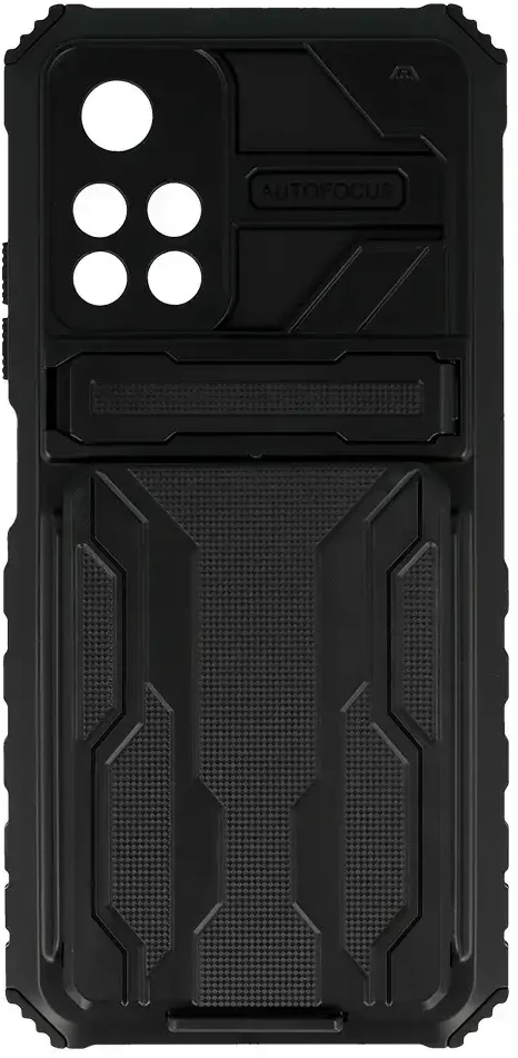 Tel Protect Combo dėklas skirtas Xiaomi Redmi Note 11 5G/Note 11S 5G/Poco M4 Pro 5G juodos spalvos