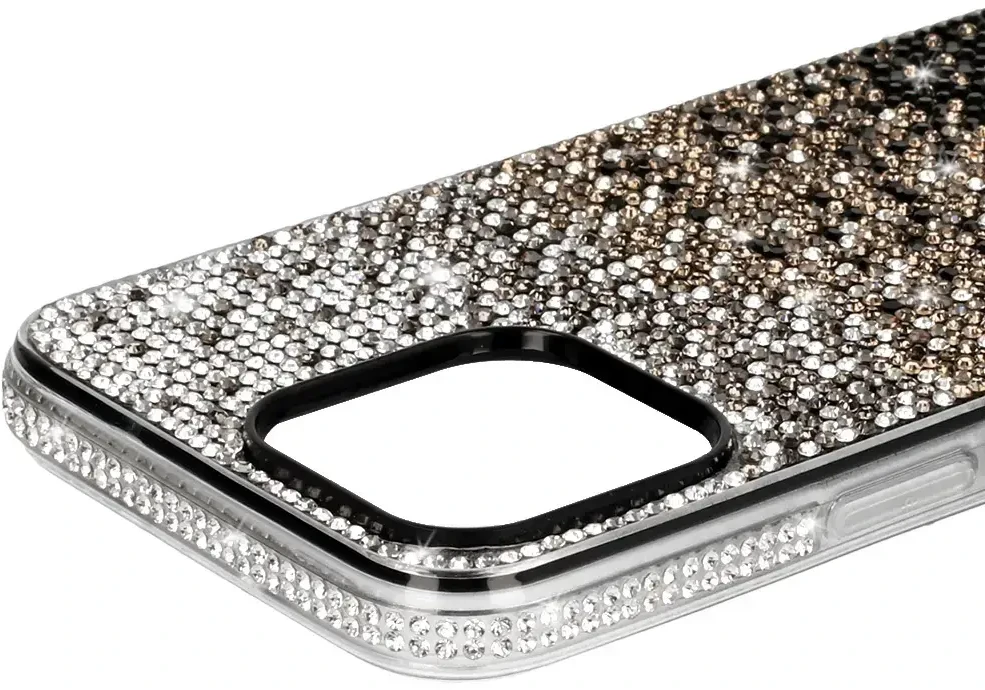 Tel Protect Diamond dėklas skirtas Apple iPhone 15 Plus dėklas juodos spalvos