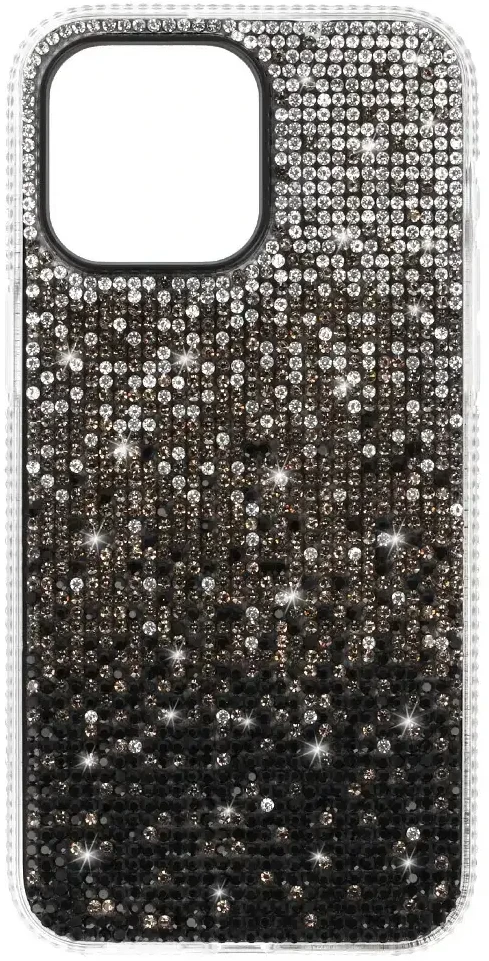 Tel Protect Diamond dėklas skirtas Apple iPhone 15 Plus dėklas juodos spalvos