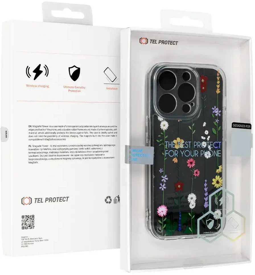 Tel Protect Flower dėklas skirtas Apple iPhone 14 Pro Max design 4