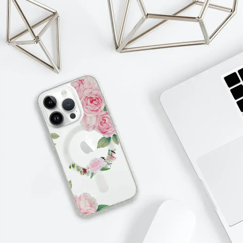 Tel Protect Flower Magsafe dėklas, skirtas iPhone 11 Pro Max, dizainas 1