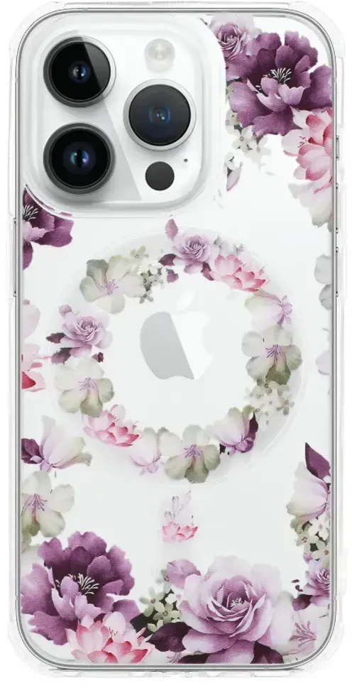 Tel Protect Flower Magsafe dėklas, skirtas iPhone 12, dizainas 6