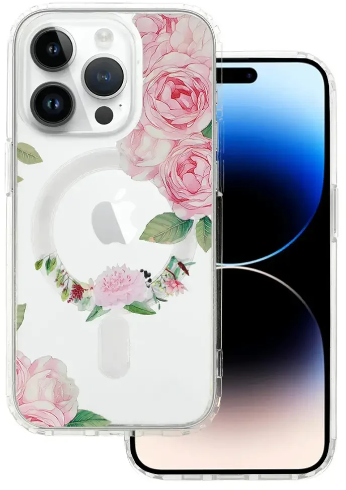 Tel Protect Flower Magsafe dėklas, skirtas iPhone 11 Pro Max, dizainas 1