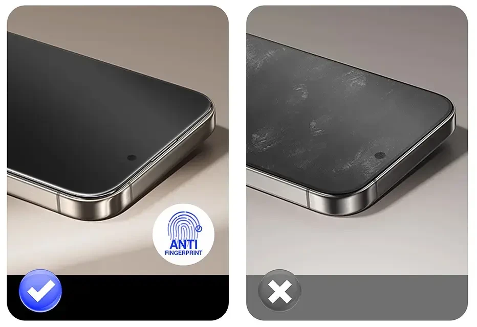 Tel Protect Full Glue 6D Matt Apsauginis stiklas skirtas Samsung Galaxy S24 FE Juodas