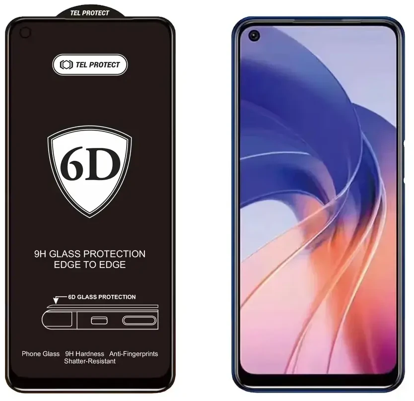 Tel Protect Topt Full Glue 6D Apsauginis stiklas skirtas Apple iPhone 11 Juodas – pakuotė 10 vnt