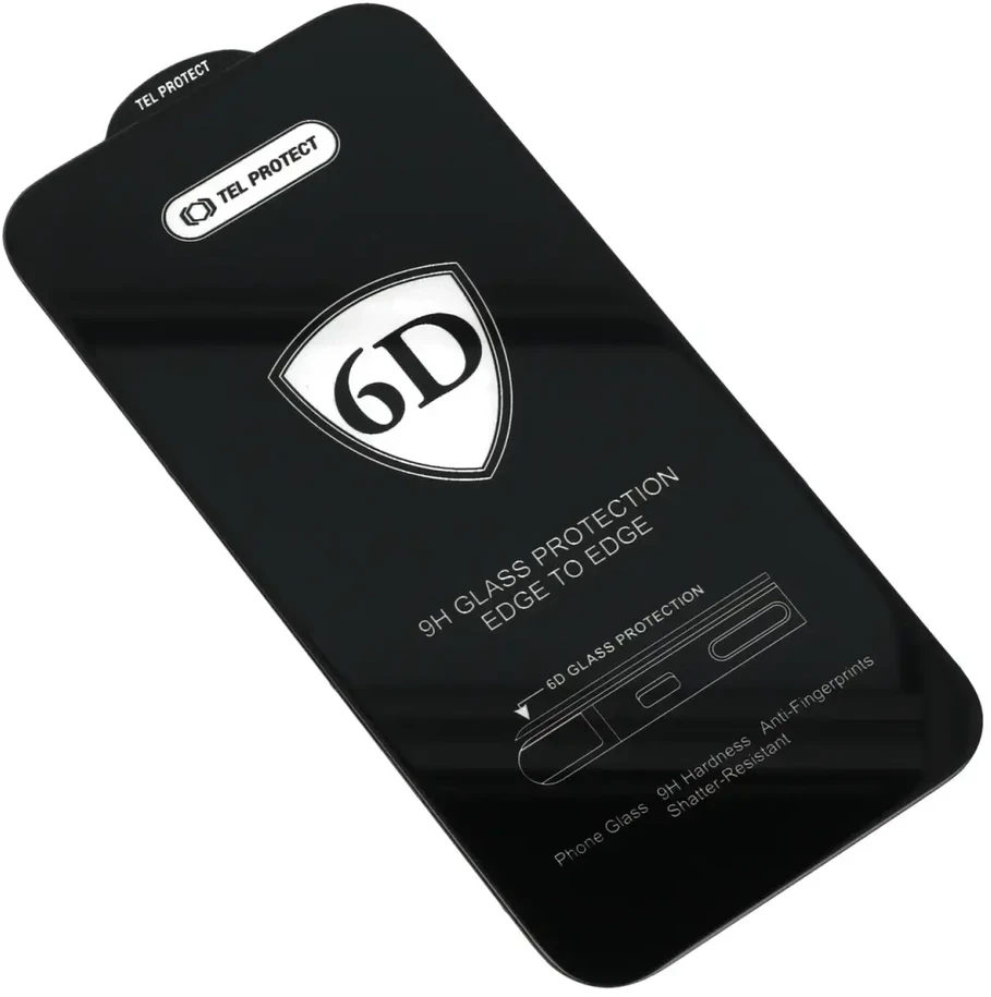 Tel Protect Full Glue 6D Apsauginis stiklas skirtas SAMSUNG GALAXY M36 5G Juodas