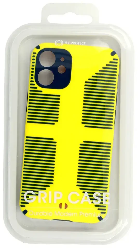 Tel Protect Grip dėklas skirtas Apple iPhone 13 Pro geltonos spalvos