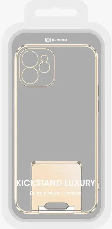 Tel Protect Kickstand Luxury dėklas skirtas iPhone 11 Pro aukso spalvos