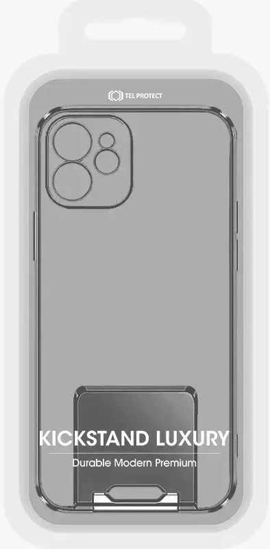 Tel Protect Kickstand Luxury dėklas skirtas iPhone 11 Pro juodos spalvos