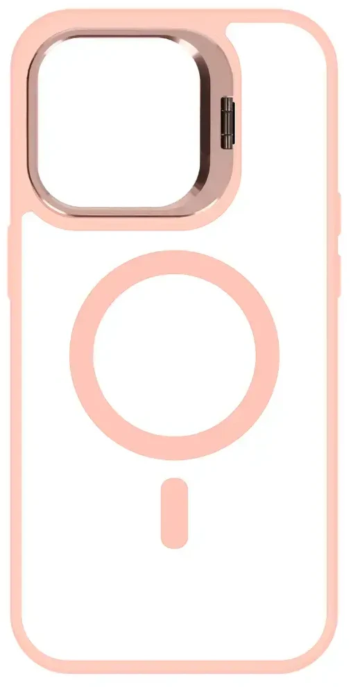 Tel Protect Kickstand Magsafe dėklas skirtas Apple iPhone 14 Pro light rožinės spalvos