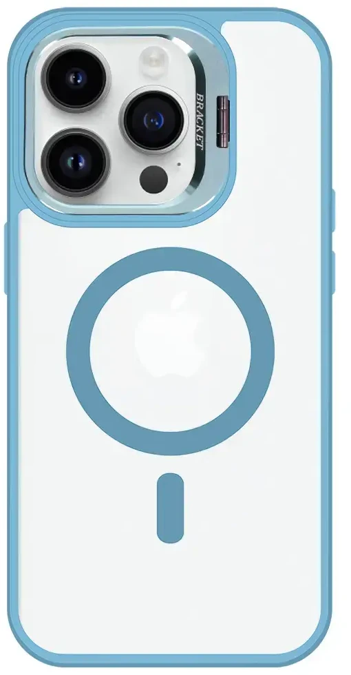Tel Protect Kickstand Magsafe dėklas skirtas Apple iPhone 14 mėlynos spalvos