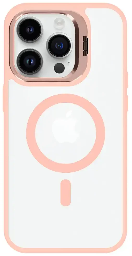 Tel Protect Kickstand Magsafe dėklas skirtas Apple iPhone 11 light rožinės spalvos