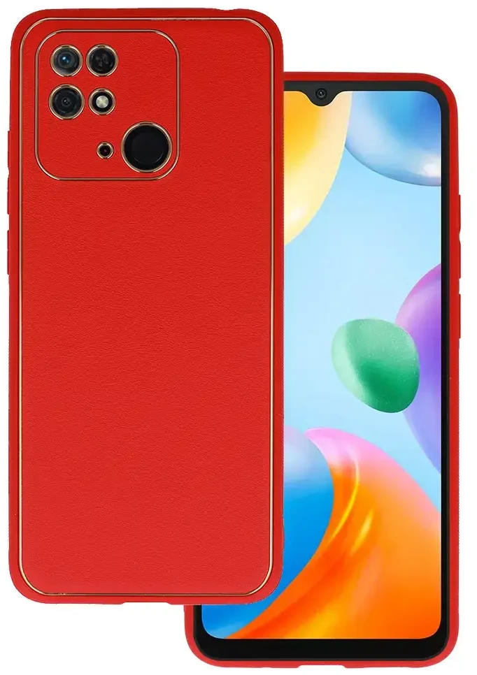 Tel Protect Luxury dėklas skirtas Xiaomi Redmi 10C Raudona
