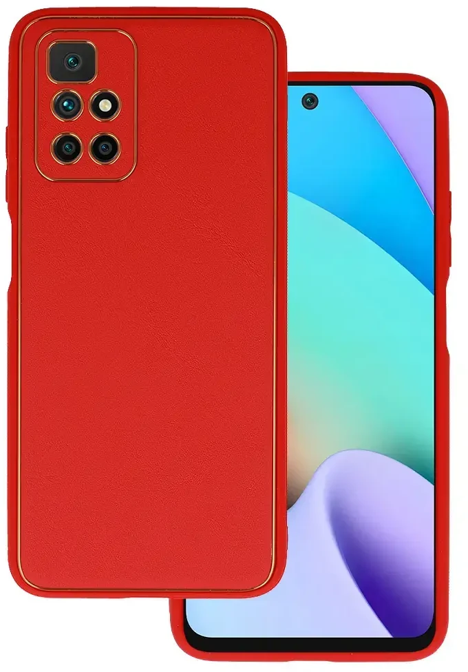 Tel Protect Luxury dėklas skirtas Xiaomi Redmi 10 Raudona