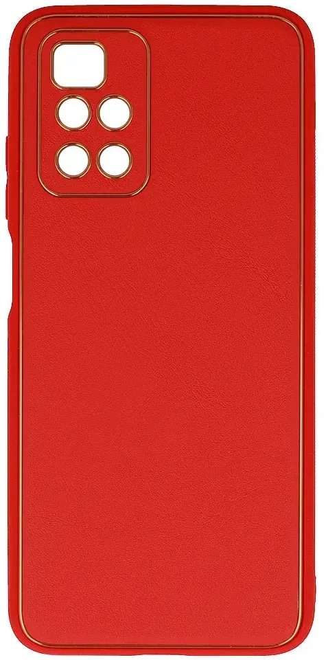 Tel Protect Luxury dėklas skirtas Xiaomi Redmi 10 Raudona