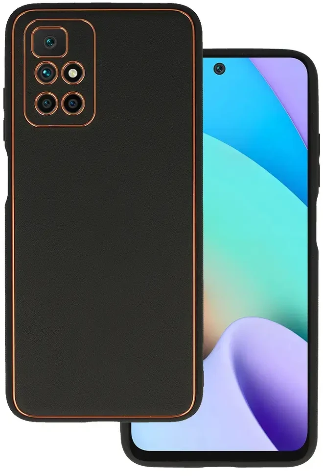 Tel Protect Luxury dėklas skirtas Xiaomi Redmi 10 juodos spalvos