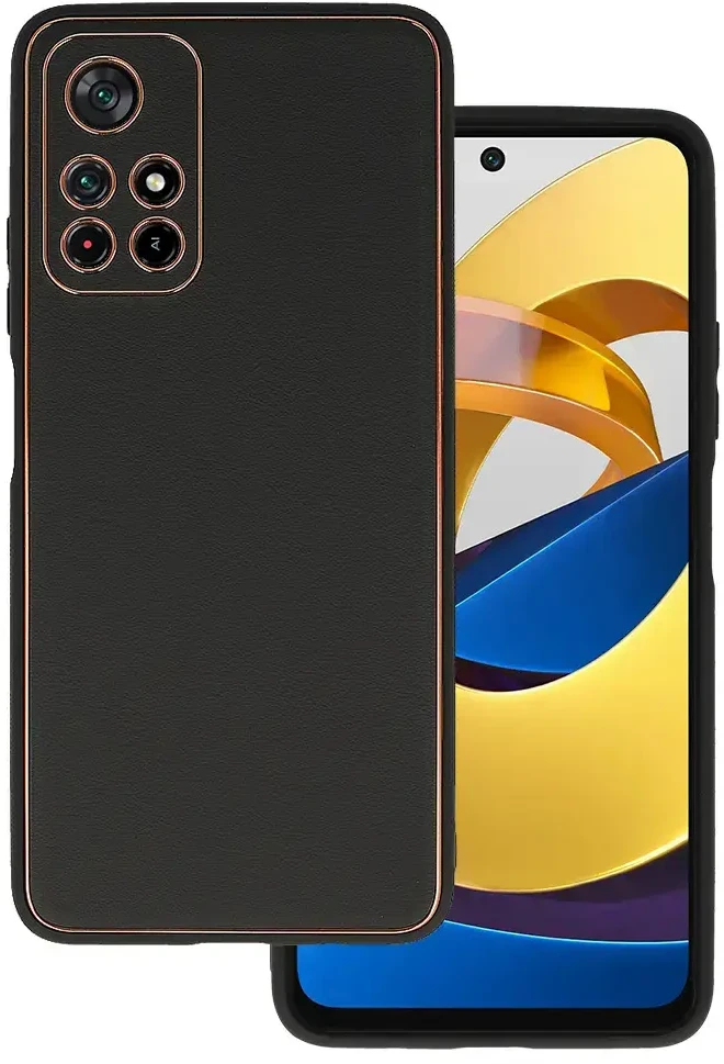 Tel Protect Luxury dėklas skirtas Xiaomi Redmi Note 11 5G/Note 11S 5G/Poco M4 Pro 5G juodos spalvos