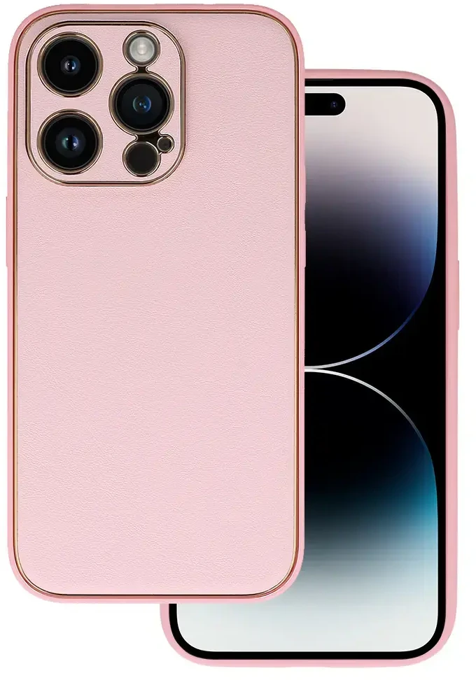 Tel Protect Luxury dėklas skirtas Iphone 14 Pro Max Light rožinės spalvos