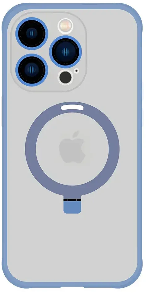 Tel Protect Magical Magsafe Stand dėklas skirtas Apple iPhone 15 mėlynos spalvos