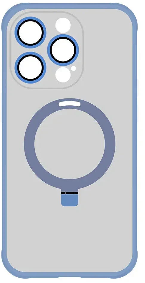 Tel Protect Magical Magsafe Stand dėklas skirtas Apple iPhone 15 mėlynos spalvos